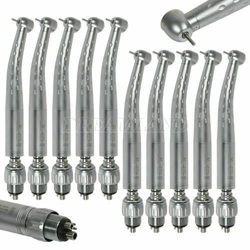 1-10PCS NSK Style Dental High Speed Handpiece + 4-Hole Quick Coupling Swivel F#A - Afbeelding 1 van 18