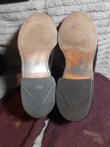 Scarpe eleganti Allen Edmonds Sanford in pelle nera taglia 9.5D Perfettamente rotto +scatola - Foto 3 di 13