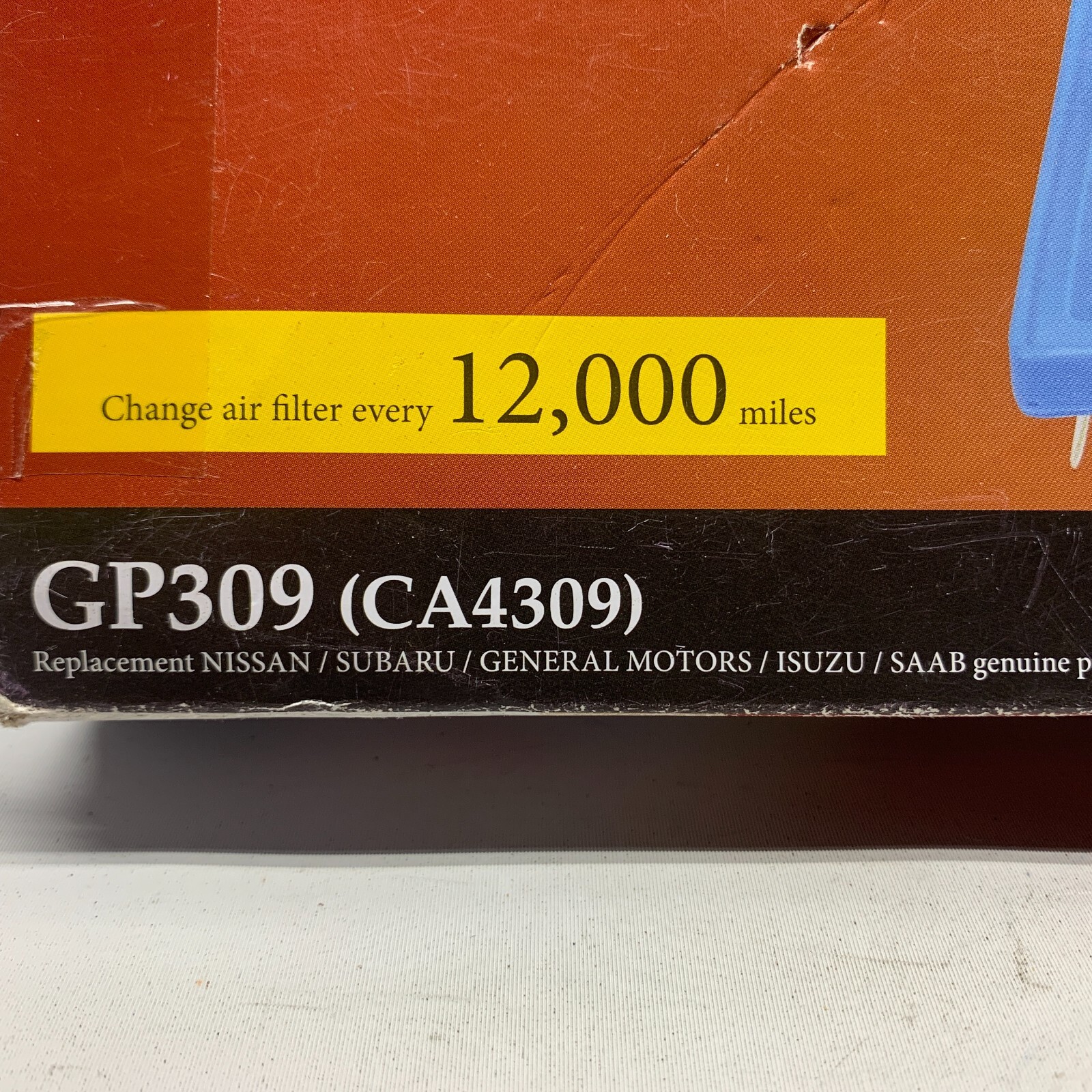 EPAUTO Extra Guard Rigid Panel Air Filter CA4309 GP309 New Open Box eBay