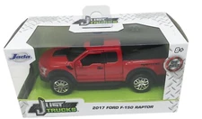 2017 Ford F-150 Raptor Red Pickup Truck Die-cast 1:32 Jada Just Trucks Die Cast 