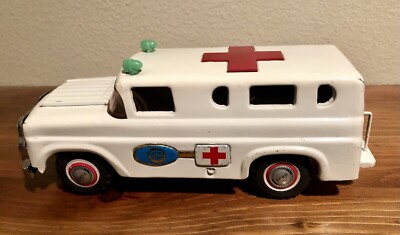 1950's Japanese Tin Ambulance Toy ~ Ford | eBay