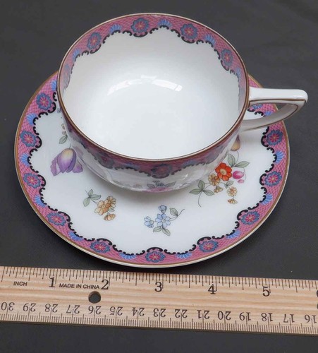 Antikes Rosenthal Selb Bavaria 1842 Mittags-/Dessertset mit Kontinentalmuster - Bild 5 von 15