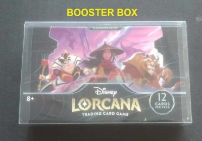 lorcana booster box protector Acrylic Display Case for Disney Premium Clear Protective Box for TCG Cards Stackable & Dustproof Collectible Storage (Pack of 1) : Toys & Games grade 100% virgin imported thick 6mm acrylic Disney Lorcana Booster Box the