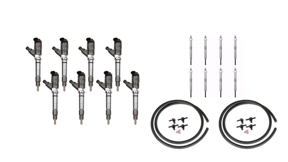 200607 LBZ 6.6L GM Chevy Duramax Fuel Injectors With Return Kit and