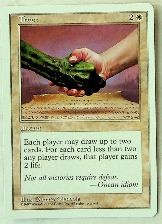 Truce - 5th Series - 1997 - Magic The Gathering