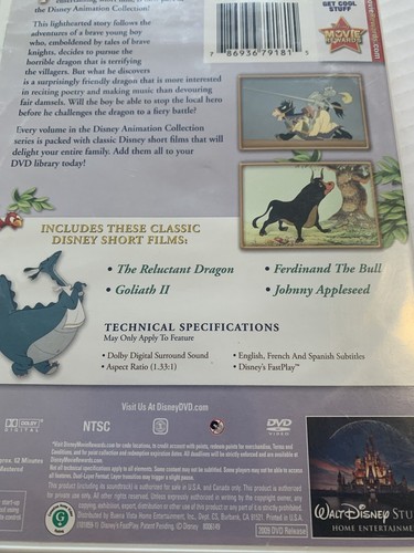 Disney Animation Collection Vol. 6: The Reluctant Dragon (DVD, Disney, 2009) Cad - Bild 4 von 5