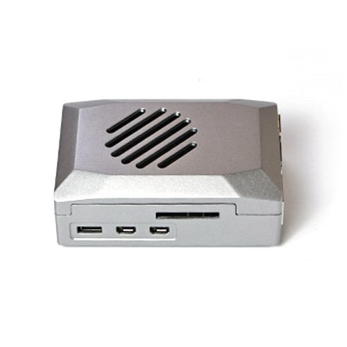 Raspberry Pi 5 Argent Shadow Shell Protective Box ABS Material Speed Ventilateur - Afbeelding 6 van 16