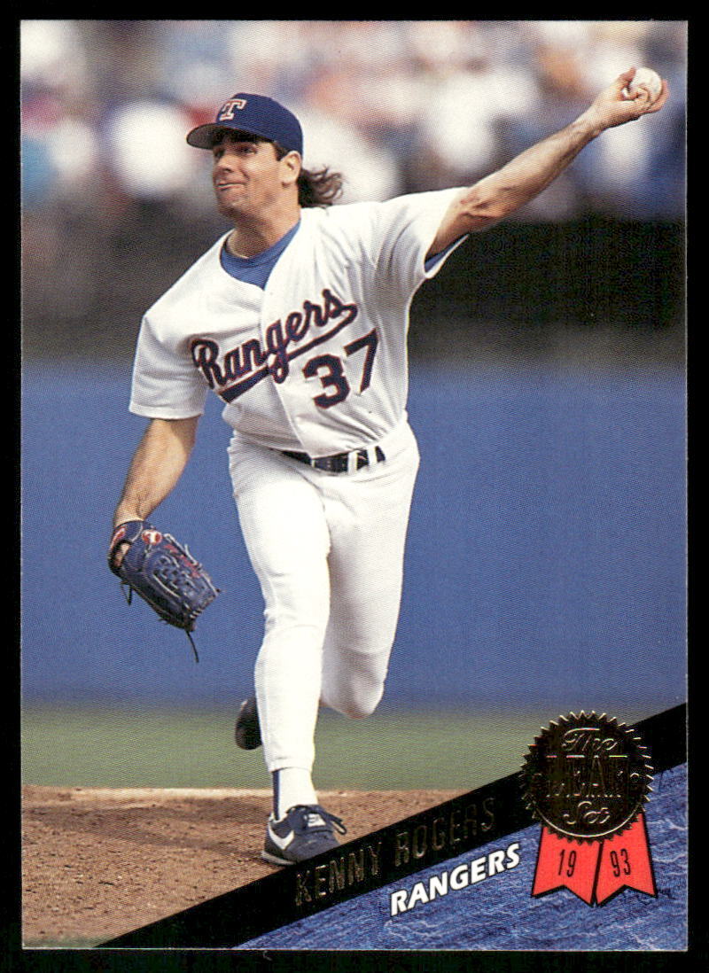 Kenny Rogers 1993 Leaf #92 Texas Rangers