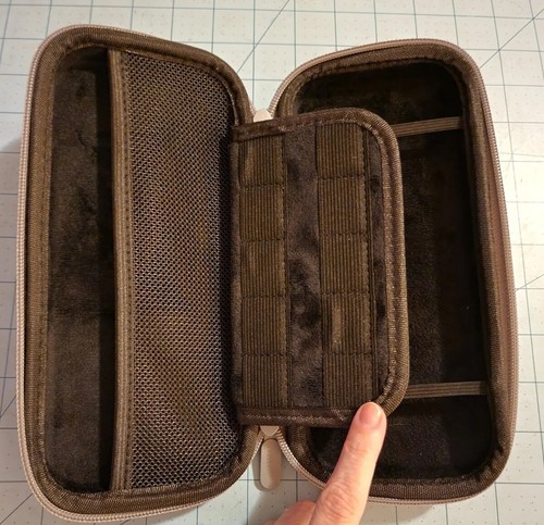 Sin marca: estuche multiusos rígido gris con 3 compartimentos - nuevo y envío gratuito - Imagen 8 de 8