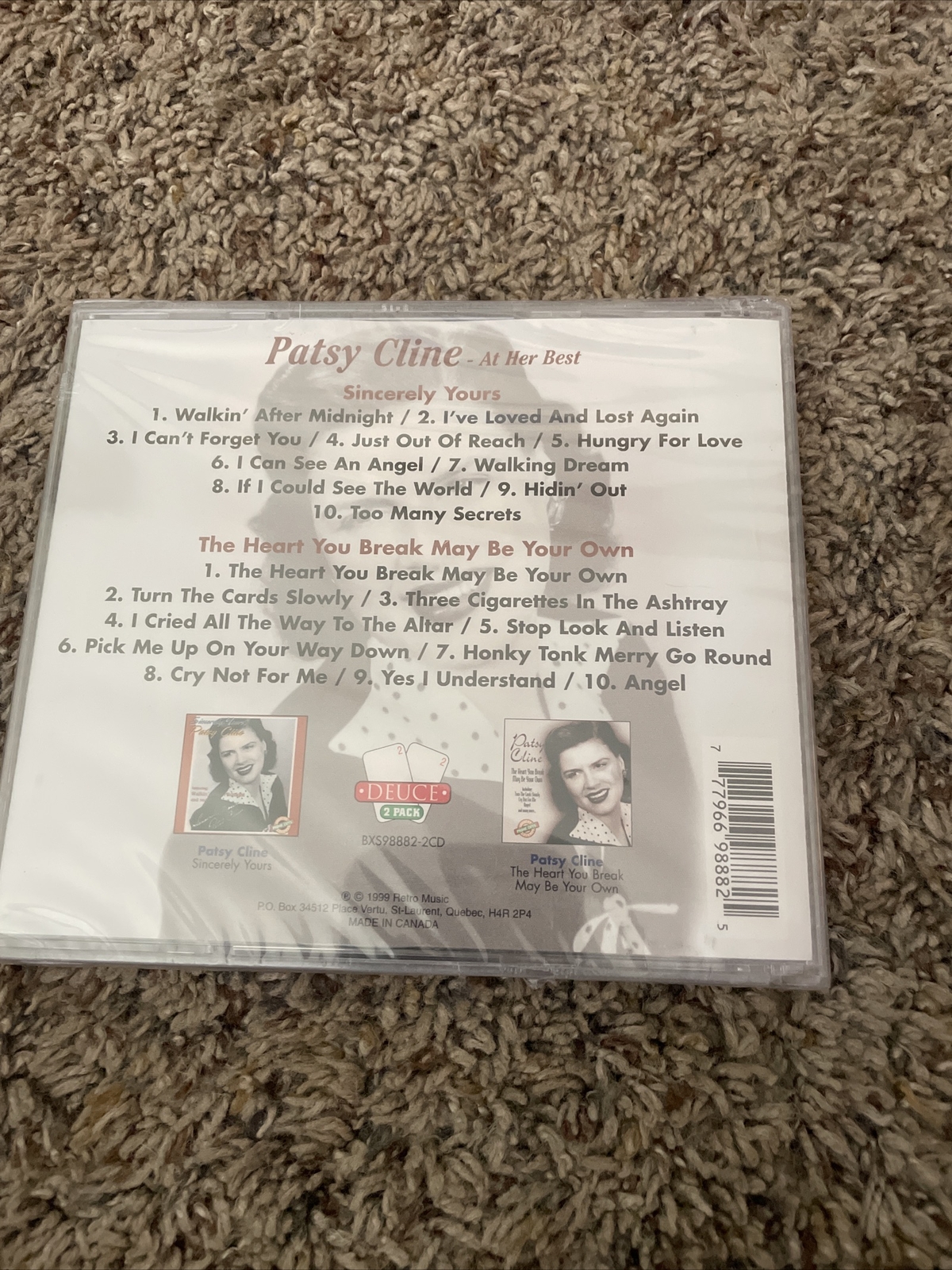 At Her Best [Boxsets] [Box] by Patsy Cline (CD, Apr-2007, 2 Discs ...