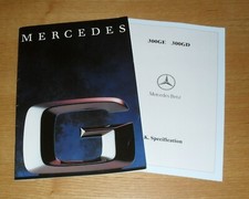 Mercedes G Wagon Brochure 1990-1991 230ge 250gd 300ge 300gd Swb Lwb - Uk Specs
