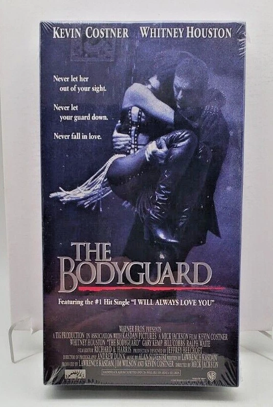 The Bodyguard VHS (1992) FACTORY SEALED Kevin Costner, Whitney Huston, Mint Cond Foto 2 de 4