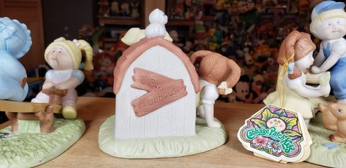 Vintage 1984 Cabbage Patch Kids Porcelain Figurines Easter Spring Summer Theme - Picture 10 of 24