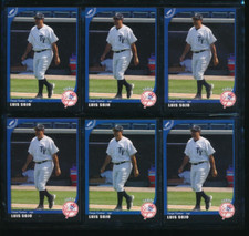 Lot (6) 2007 Grandstand #19 Luis Sojo Tampa Yankees Player lot (HE51) SWSW7