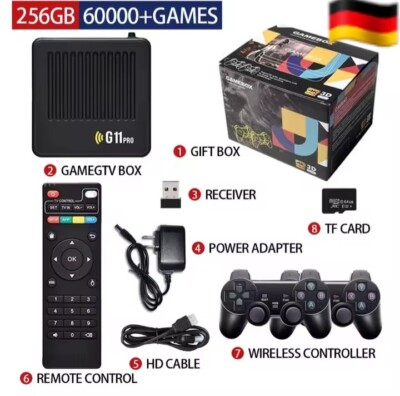 G11 Pro / Retro Gaming Box 4K TV Box Game Console / Konsole / 60.000