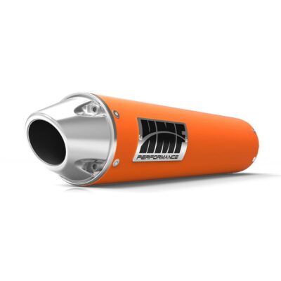 HMF Performance Orange Slip On Exhaust Polished Euro Cap Polaris Predator 03-07