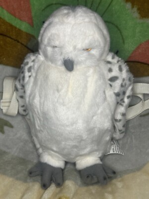 Harry Potter Universal Studios White Owl HEDWIG Plush Stuffed 14