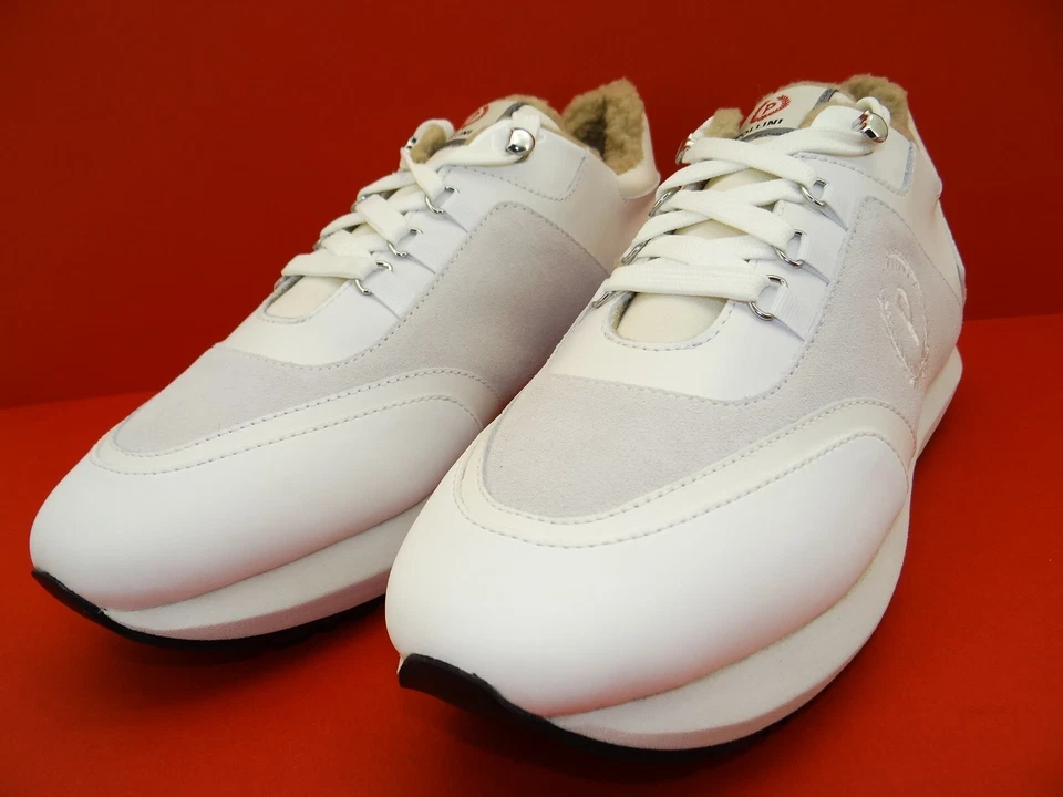 Pollini Plateau Sneaker Turnschuhe Laufschuhe Gefüttert Damen Schuhe Leder Gr.42 - Bild 3 von 4