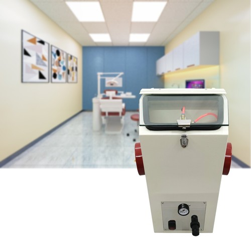 Dental Lab Equipment Dental Sand Blasting Machine 110V 25W 36 mesh emery - Picture 23 of 24