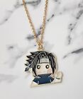 Cute Sasuke Uchiha Kawaii Geek Funny girls gift Anime geekery Necklace jewelry