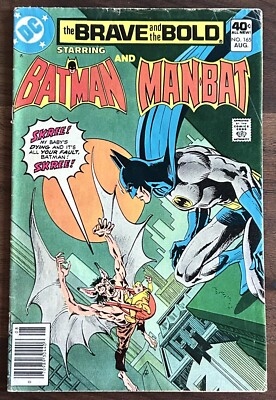 1980 Dc Comics Brave and the Bold #165 Batman And Man-Bat