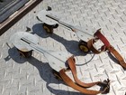 Antique Collectible Adjustable Metal Roller Skates With Metal Wheels — photo 4