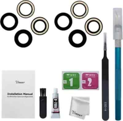 Rear Back Camera Glass Lens Replacement with Pre Installed Adhesive and Repair