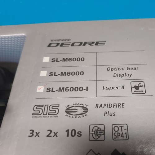 Shimano Deore SL-M6000 2/3x10 Speed Shifter Set MTB - Brand New In Box - Picture 4 of 4