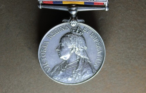 QUEENS SOUTH AFRICA MEDAL PTE H PARKIN VOL COY W RID REGT EMBOSSED BARS #GKR26 - Picture 17 of 19