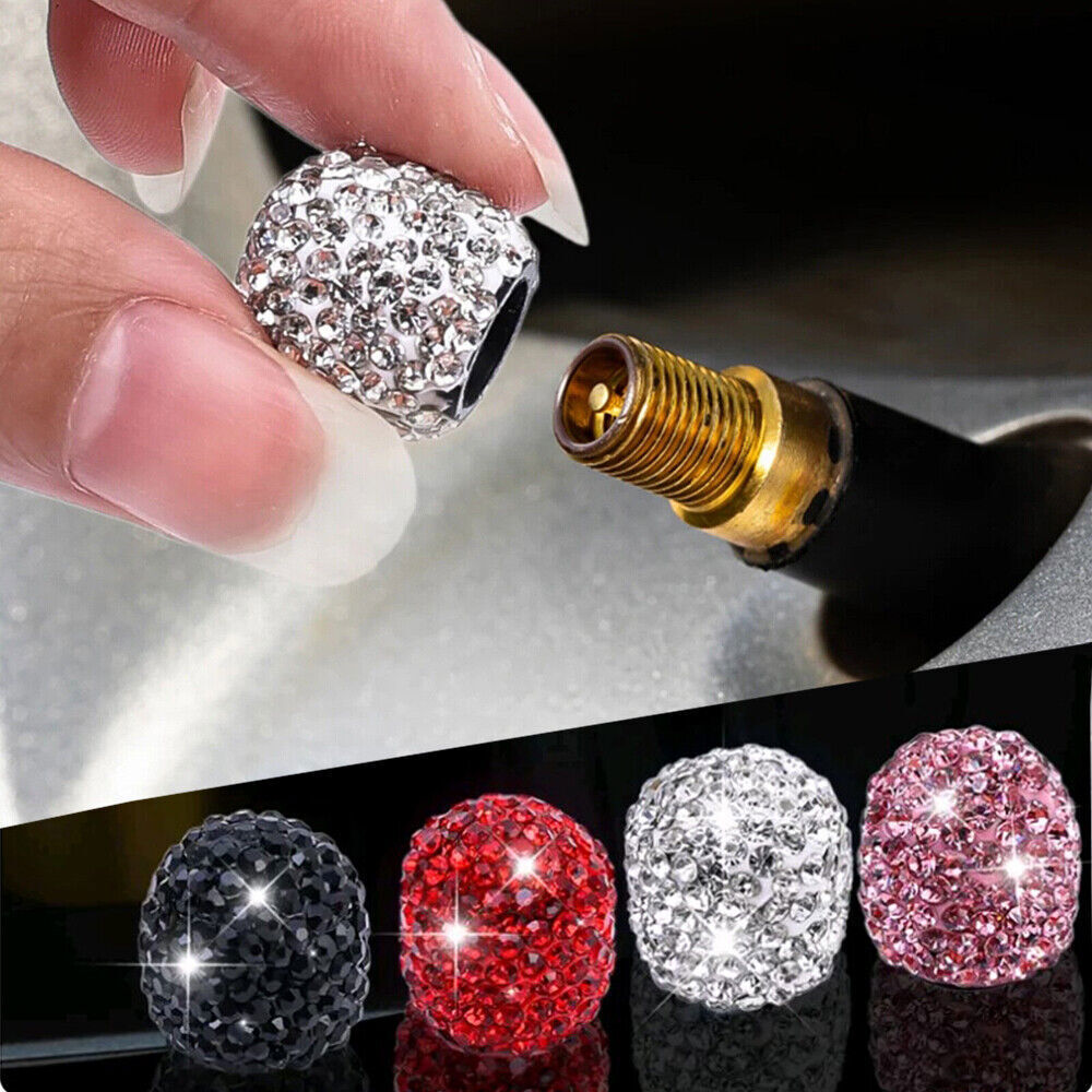 HEVLE Bling Tire Valve Caps – Sparkly, Durable & Easy To Install - View #14
