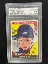 BONNIE BLAIR 2008 SPORTKINGS #93 - PSA/DNA CERTIFIED AUTO - SPEED SKATING *5248