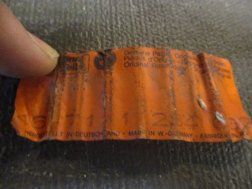 BMW HEXAGON MOUNT SQUARE FOOT PEG RUBBER R75 R80 R90 R100 NOS/OEM VINTAGE - Bild 5 von 5