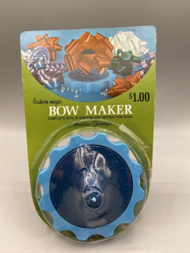 Ruban Magic The Original Bow Maker pour emballage cadeau avec 36 broches bleu C22 - Photo 1/6