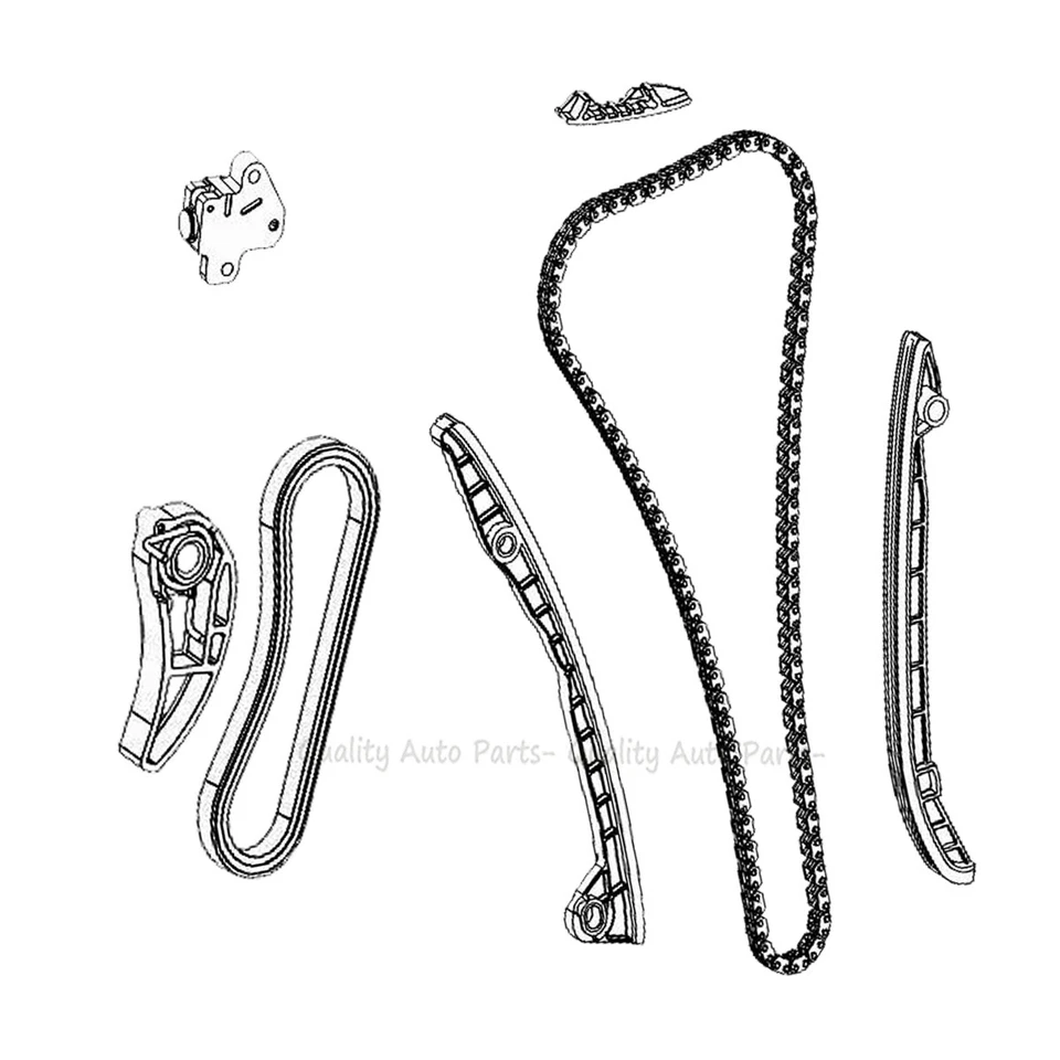 Kit de cadena de distribución para Mercedes Benz A250 B180 CLA250 GLA200 B200 W177 M282 1,3 L Foto 4 de 4