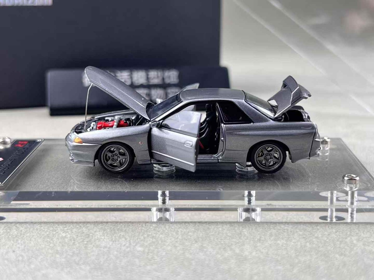 FH 1:64 Nissan GT-R R32 S-Tune Skyline Alloy full-open car model