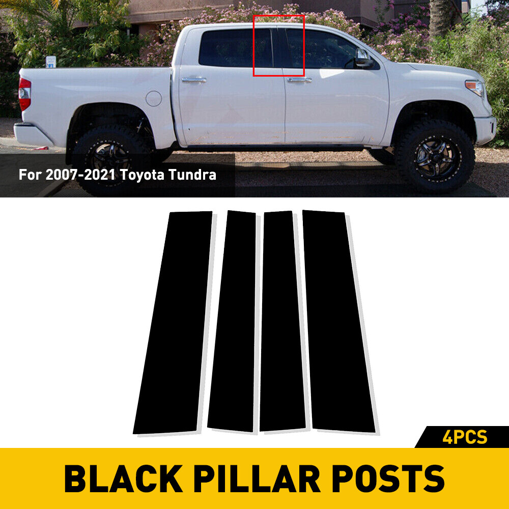Lower Window Trim Cover Molding Window Bottom Outer Frame Strip Compatible With Toyota Tacoma 2016-2022, Weatherstrip Window Molding Trim Exterior Accessories (Black - View #6