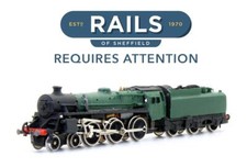 LANGLEY MODELS 'N' GAUGE BR GREEN UNNUMBERED STANDARD CLASS 5MT STEAM LOCO