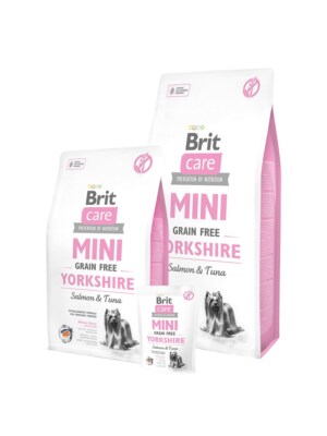 8595602520190 Brit Care Mini Grain Free Yorkshire 2 kg Adult Lachs, Thunfisch Br