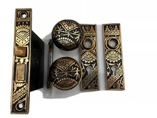 Branford Oriental Passage Set - Restored. Aesthetic Movement. Bamboo. B-11721