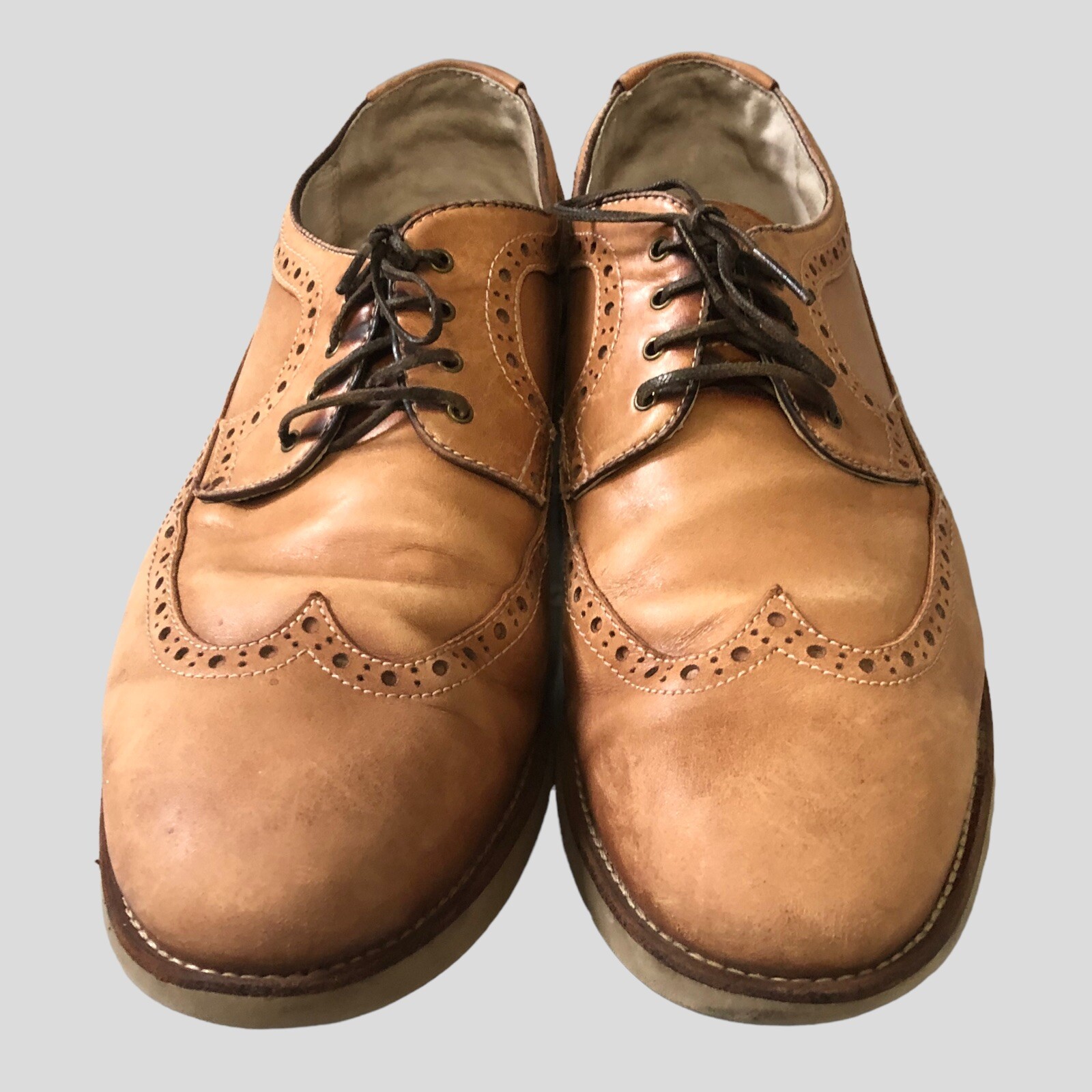 SAOLA Scarpe eleganti uomo Johnson & Murphy taglia 9 M Oxford stringate a coda di rondine 9M