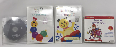 Baby Einstein (2) baby Genius(1) Fisher Price Classic Baby(1) Lot Of 4