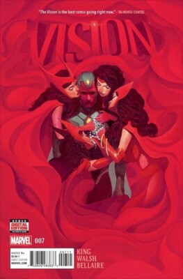 VISION #7  BY MARVEL COMICS 2016 HTF LOW PRINT RUN
