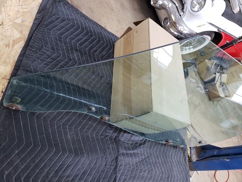 1969 GM LH Door Window Glass Convertible & Hardtop Buick Chevy Olds Pontiac Cad - Picture 5 of 10