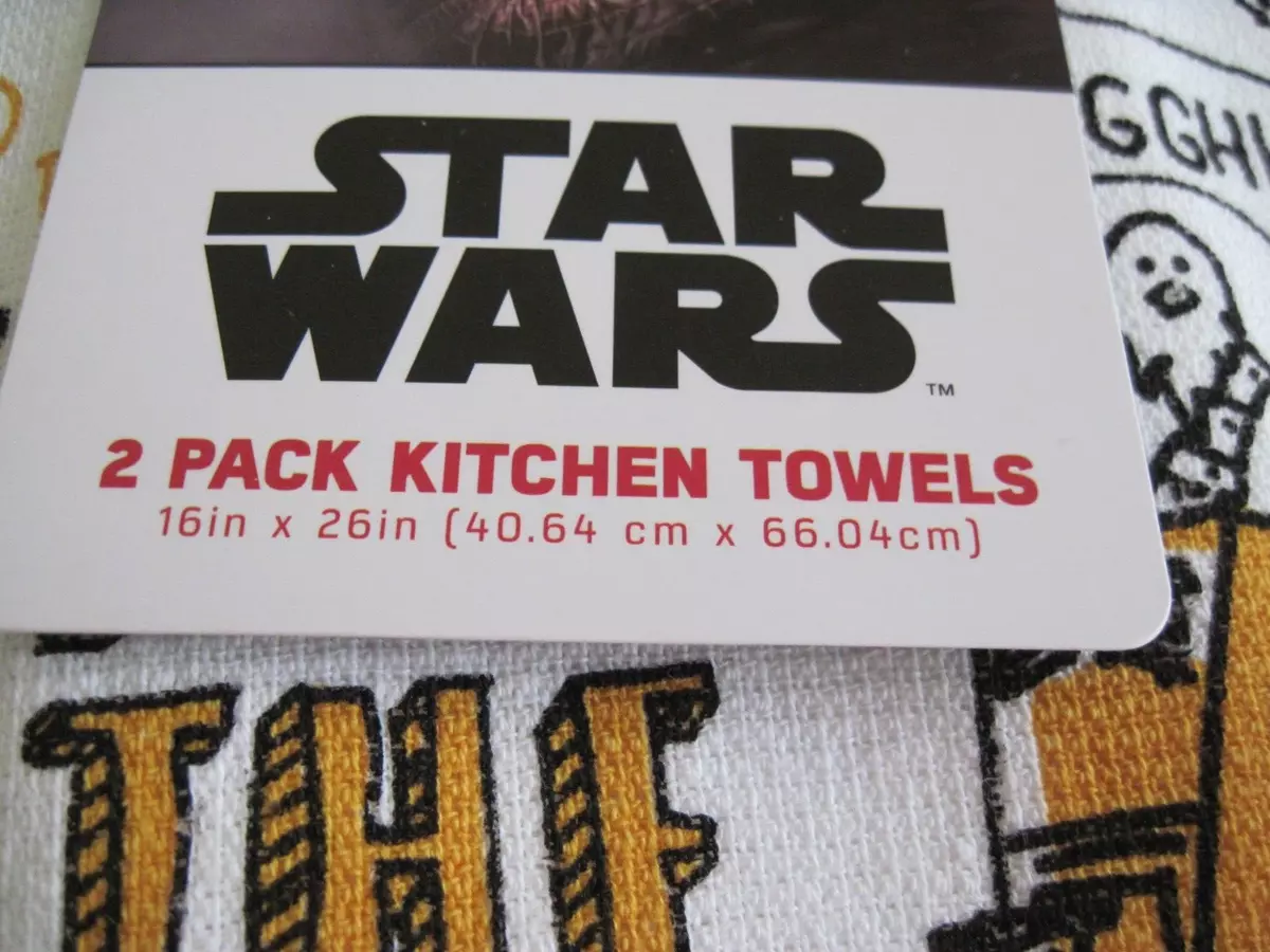 NEW Disney Star Wars 2 Pack Kitchen Towels - “Return of the Jedi”