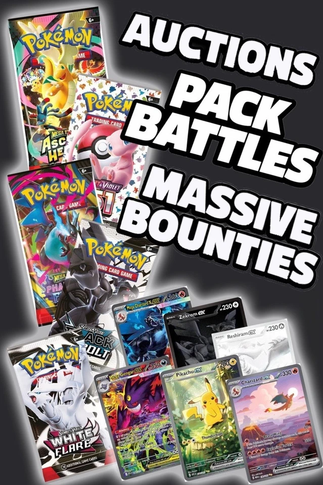 Pokemon English Pack Auctions Pack Battles and More!