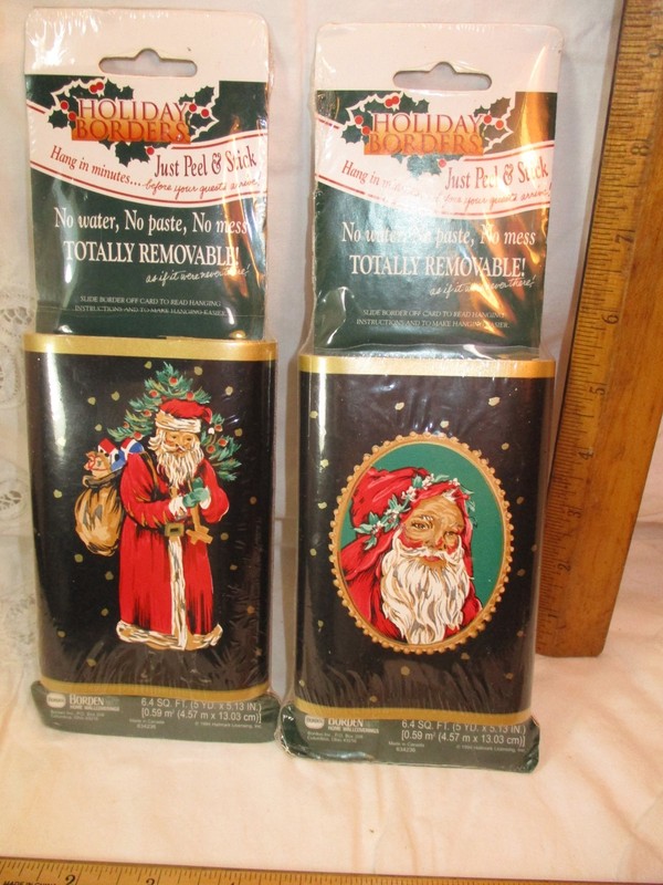 HOLIDAY BORDERS WALL COVERINGS BORDEN PEEL & STICK
