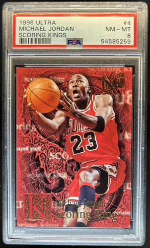1996 Fleer Ultra Michael Jordan Scoring Kings #4 PSA 8