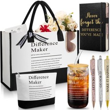 7 Pcs Difference Maker Gift Thank You Gifts for Women Employee Appreciation T...