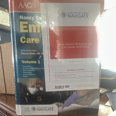 Jones & Bartlett Nancy Caroline's Emergency 9th Ed Hardcover essentials access