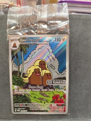 Sealed Alolan Dugtrio 209/SV-P | Pokemon Set Kolektor Indonesia